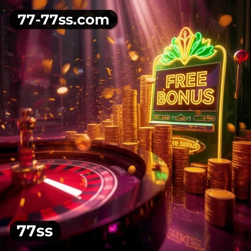 77ss App home screen with mobile slots and casino categories